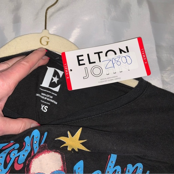 NWT Elton John “ROCKETMAN” SHIRT size XS adult - Picture 5 of 7